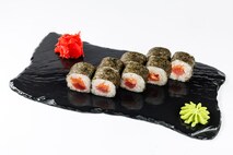 С лососем и тунцом