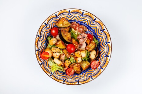 С. с курицей и баклажаном