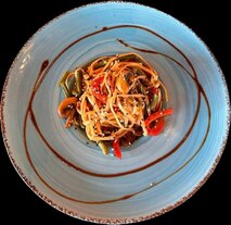 Удон с курицей